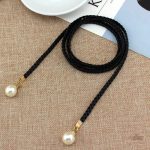 Ceinture Tressée Fine Bari