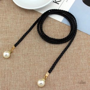 Ceinture Tressée Fine Bari