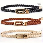 Ceinture Fine pour Femme - Tressée