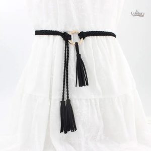 Ceinture Tressée Femme élégante et délicate