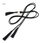 Ceinture fine tressée, accessoire essentiel femme