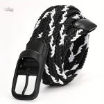 Ceinture en cuir tressé pour homme