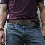 Ceinture tressée pour homme en style Memphis