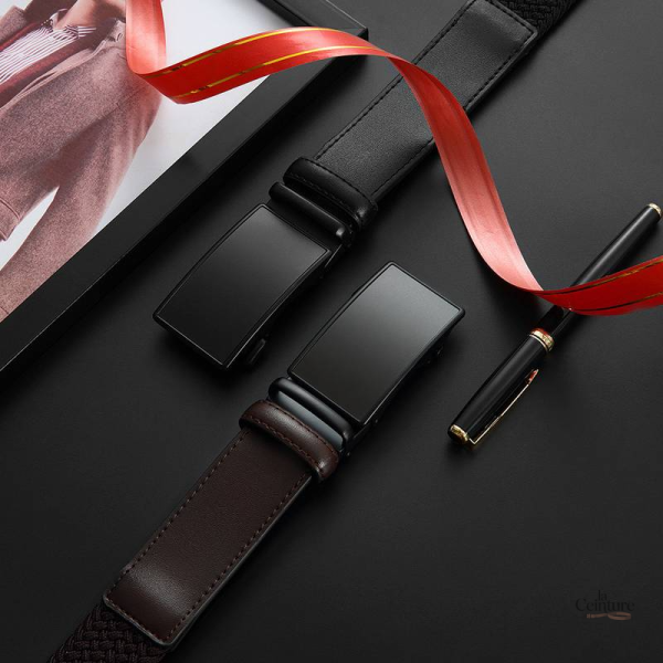 Ceinture Memphis tressée pour homme, élégante et pratique