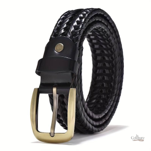Ceinture tressée pour homme de style décontracté
