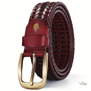 Accessoire mode homme : ceinture tressée Phoenix