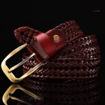 Ceinture tressée homme, élégance et confort