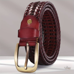 Ceinture tressée ajustable pour homme, modèle Phoenix