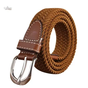 Ceinture Tressée Élastique Homme - Nestor