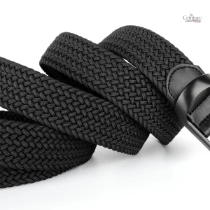 Ceinture Tressée pour Homme, style décontracté et ajustable