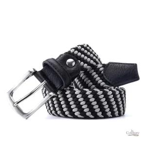 Ceinture Tressée Élastique pour Homme