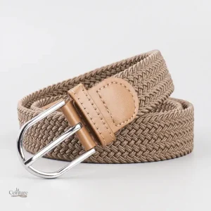 Ceinture élastique tressée pour homme - Basile