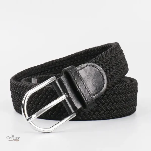 Ceinture tressée pour homme, confort et ajustement