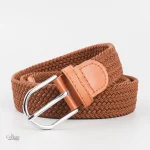 Ceinture homme tressée, design moderne et flexible