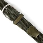 Ceinture élastique tressée, ajustement optimal pour homme