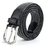 Ceinture pour Homme en matière élastique tressée