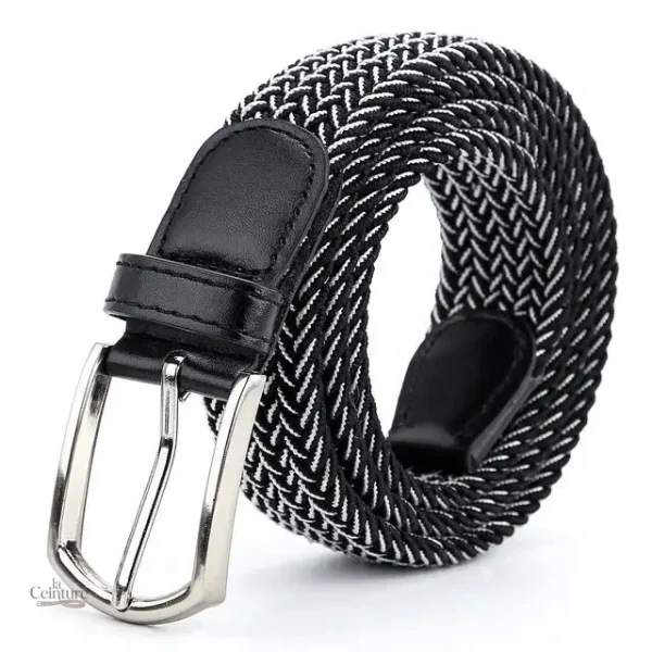 Ceinture pour Homme en matière élastique tressée