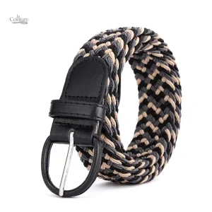 Ceinture Tressée Élastique Homme en tissu