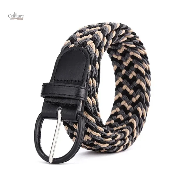 Ceinture Tressée Élastique Homme en tissu