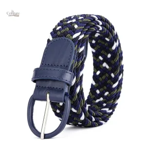 Ceinture tressée homme, style décontracté