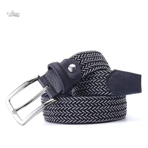 Ceinture Élastique Homme, design tressé pour un ajustement parfait