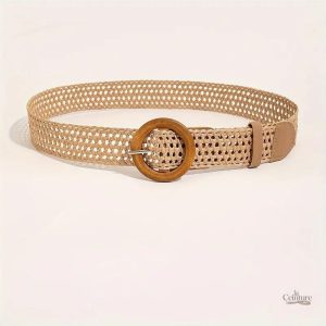 Ceinture style bohème en tressage élégant pour femme