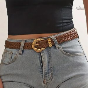 Accessoire mode tendance - ceinture tressée