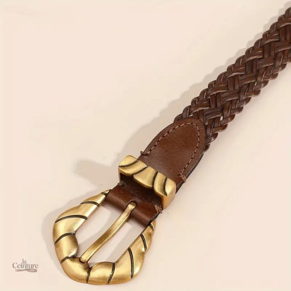 Ceinture en textile tressé - style unique