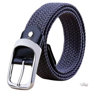 Ceinture Tressée Élastique Homme