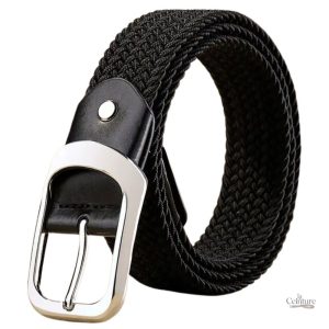 Accessoire mode : Ceinture tressée élastique