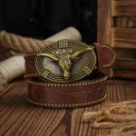 Ceinture Western en Cuir pour Homme - Jack