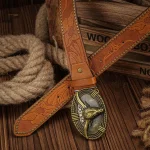 Ceinture Jack en cuir pour une allure western