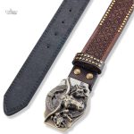 Ceinture style western pour homme, modèle Honolulu