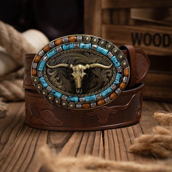 Ceinture homme, style cowboy Nashville