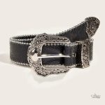 Ceinture pour homme avec boucle Western