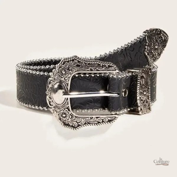 Ceinture pour homme avec boucle Western