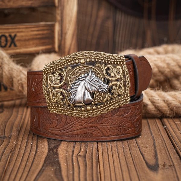 Ceinture homme style Western, modèle Pittsburgh