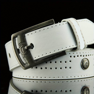 Ceinture en cuir western pour homme Raleigh