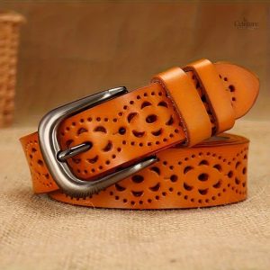 Ceinture en cuir Monza design western