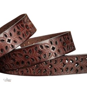Ceinture Clémence avec boucle décorative style Western