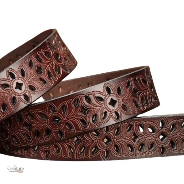 Ceinture Clémence avec boucle décorative style Western