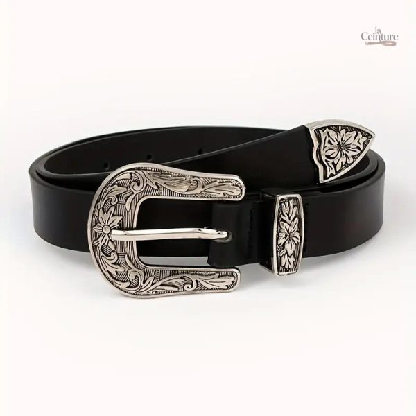 Ceinture Western femme Tarragone en cuir