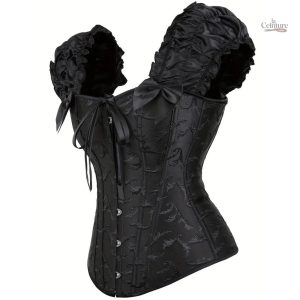 Corset Femme élégant avec manches bouffantes