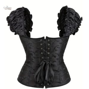 Style sophistiqué avec corset à manches volumineuses